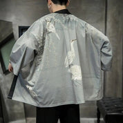 Chaqueta kimono gris 'Tamotsu'