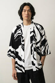 Haori Verano Yuokara haori japonés llevado mannequin estilo streetwear Ropa Japonesa