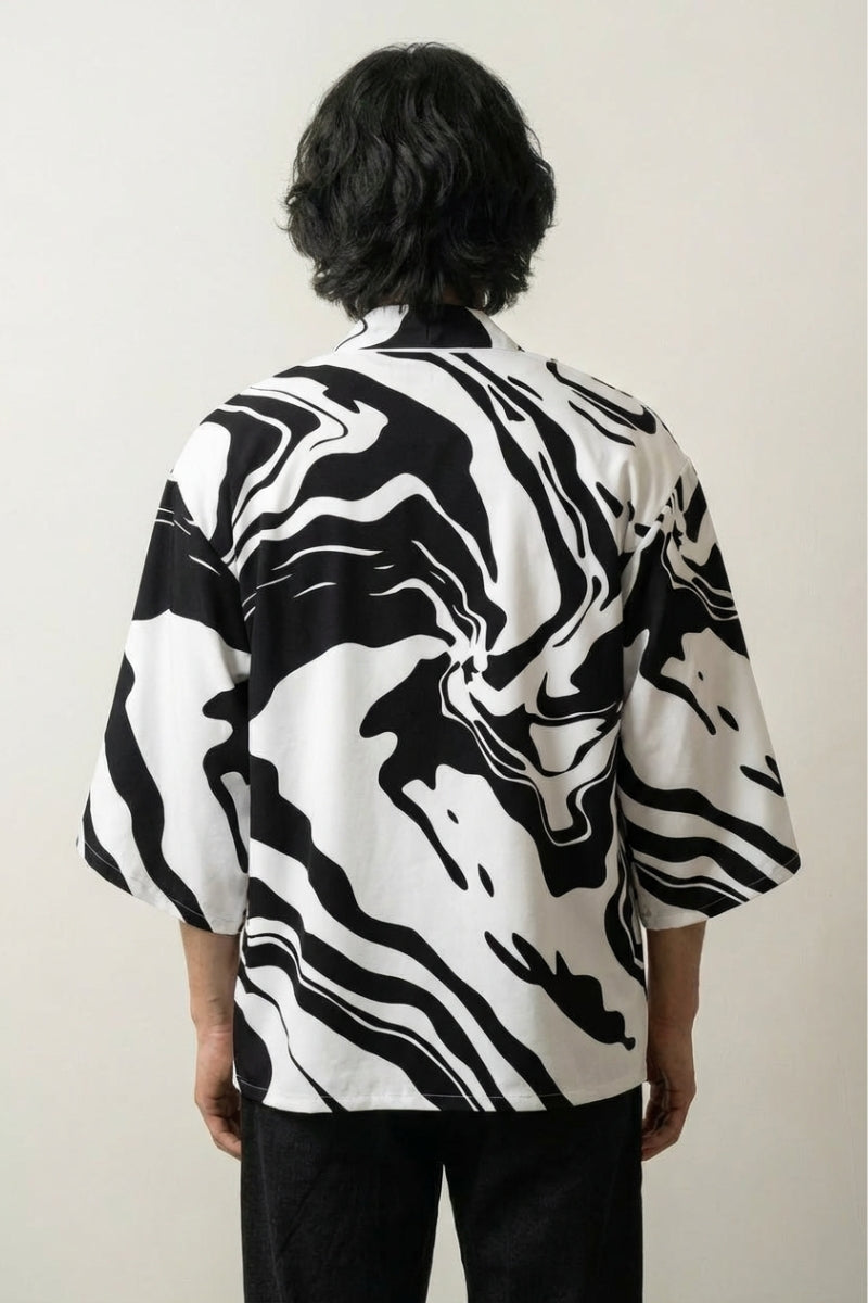 Haori Verano Yuokara haori japonés llevado mannequin estilo streetwear Ropa Japonesa