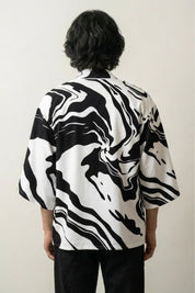 Haori Verano Yuokara haori japonés llevado mannequin estilo streetwear Ropa Japonesa