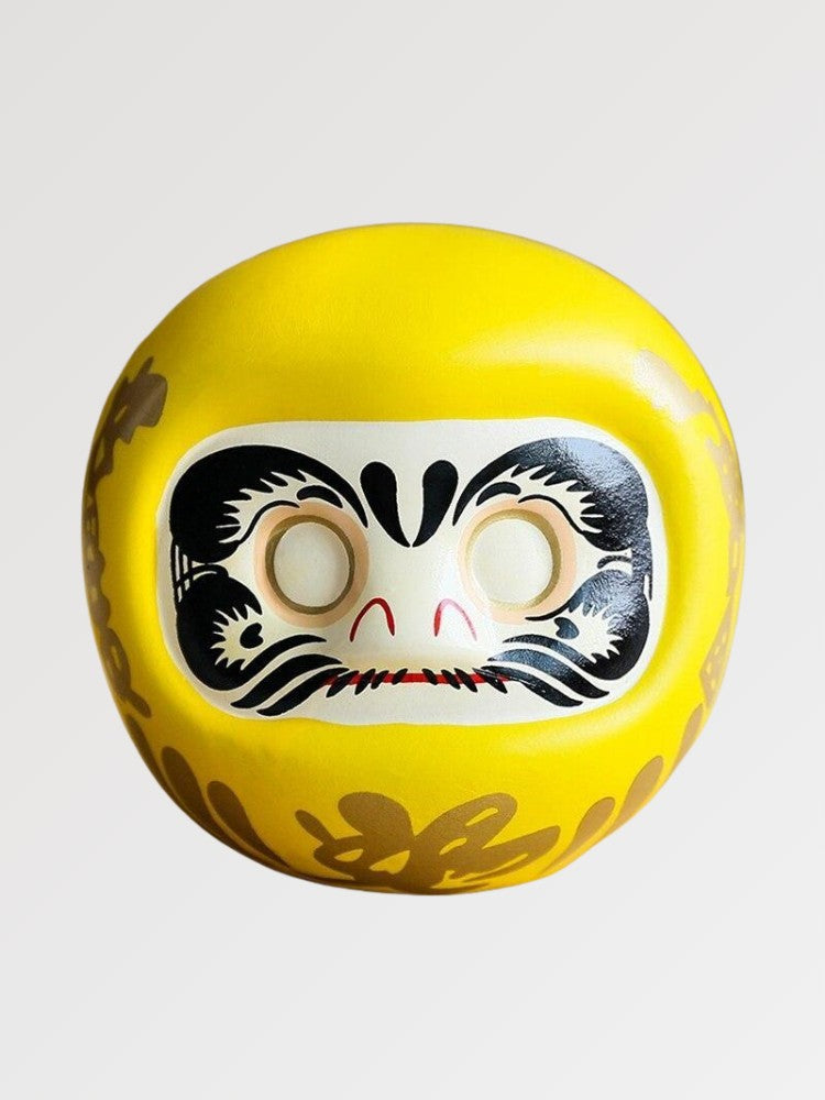 Hucha Daruma Amarillo Ojos Vacíos Exámenes - Ropa Japonesa