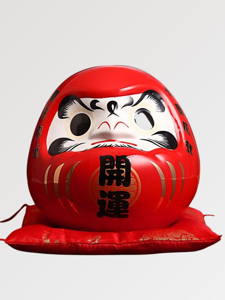 Hucha Daruma Gigante Rojo Burdeos Elecciones - Ropa Japonesa