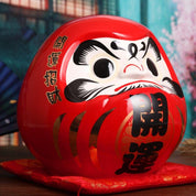 Hucha Daruma Gigante Rojo Burdeos Elecciones - Ropa Japonesa