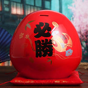 Hucha Daruma Gigante Rojo Burdeos Elecciones - Ropa Japonesa