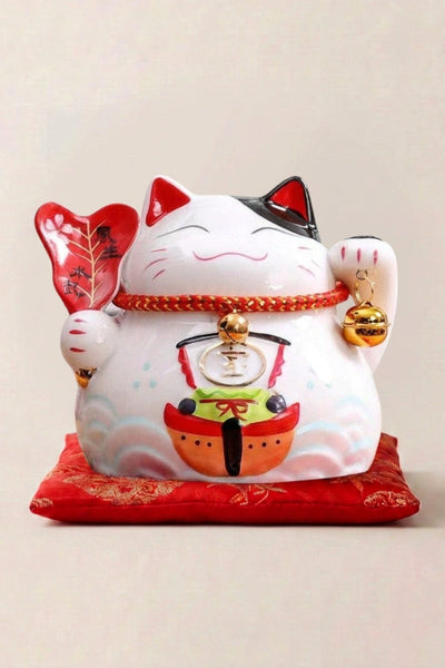 Hucha Maneki Neko 'Hoja de Arce'