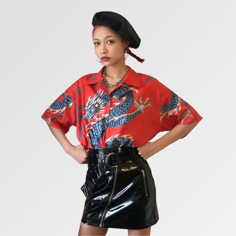 Camisa japonesa de dragón 'Ryu-jin'