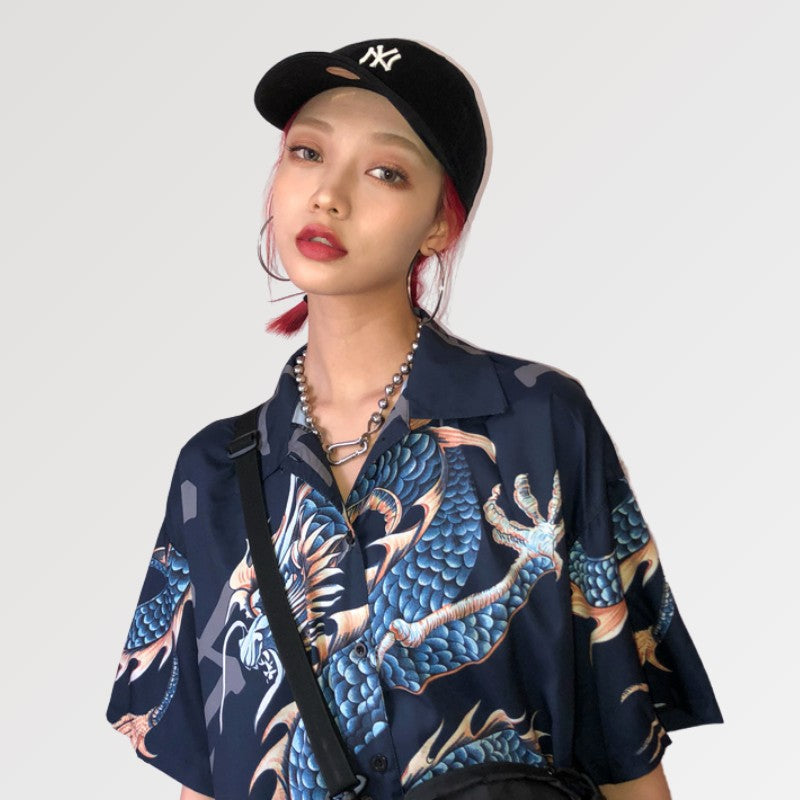 Camisa japonesa de dragón 'Ryu-jin'