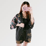 Kimono japonés de mujer 'Sakura x Koi'
