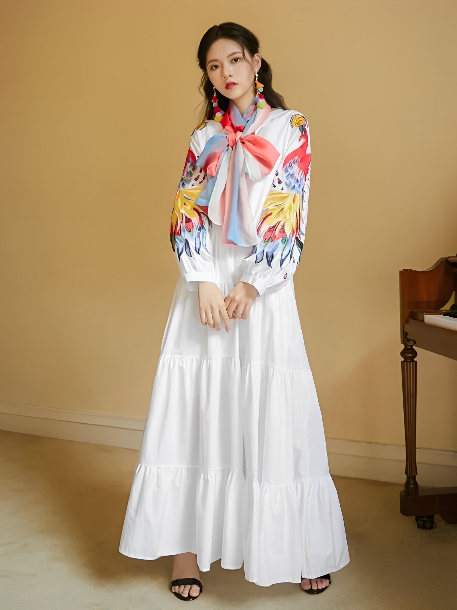 Precioso vestido japonés de estilo lolita vintage