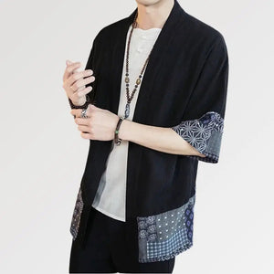 Chaqueta kimono japonesa para hombre 'Mitsuo'