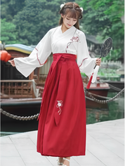 Vestido con estampado japonés