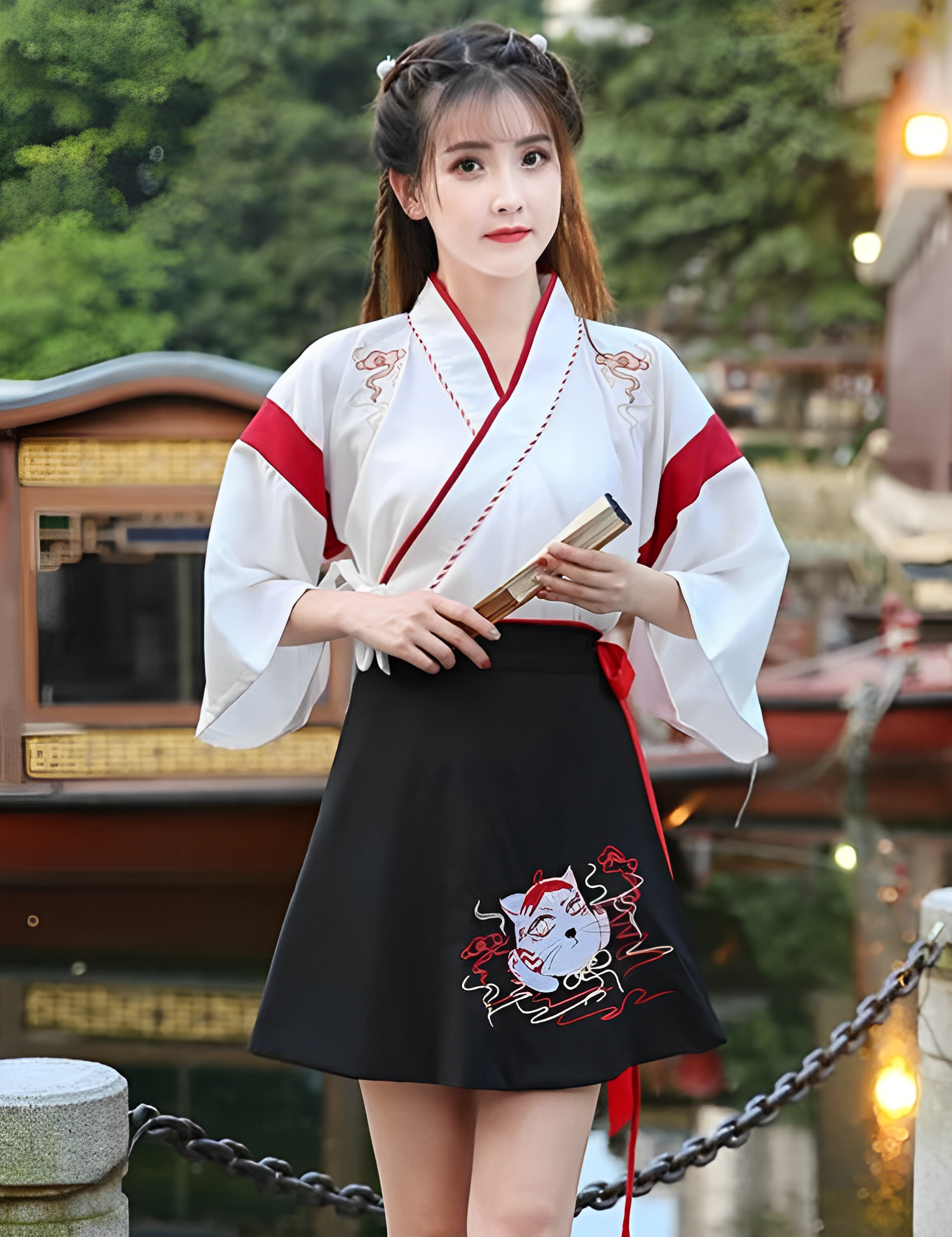 Vestido de colegiala japonesa