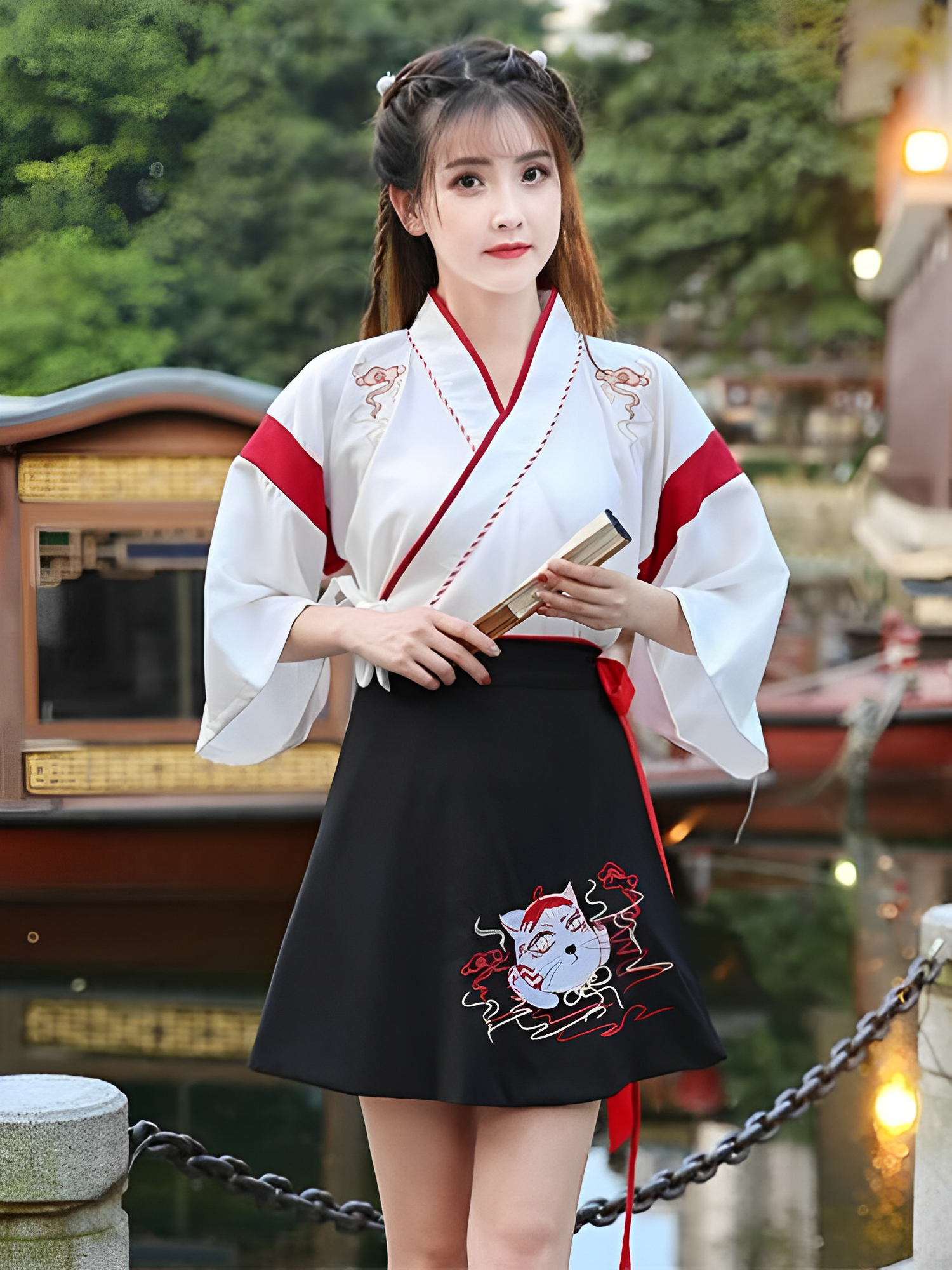 Vestido de colegiala japonesa