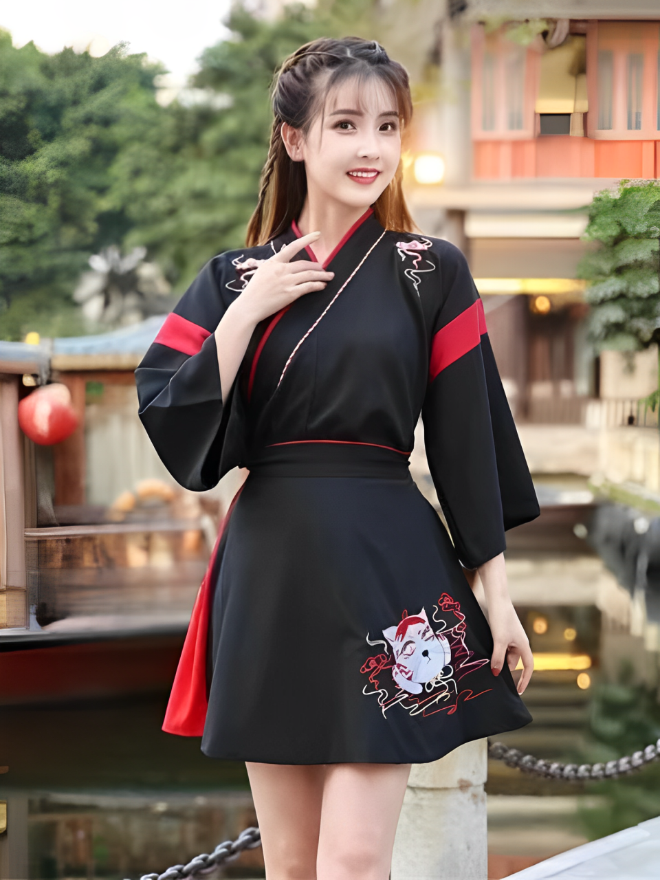 Un vestido de colegiala japonés revisitado al estilo europeo