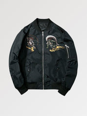 Cazadora bomber Streetwear japonesa 'Yokai'