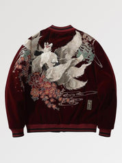 Descubre la cultura japonesa acercándote al Kitsune con nuestra chaqueta japonesa sukajan de alta gama