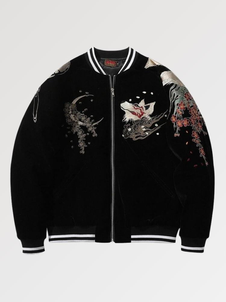 Chaqueta japonesa Sukajan 'Kitsuneki'