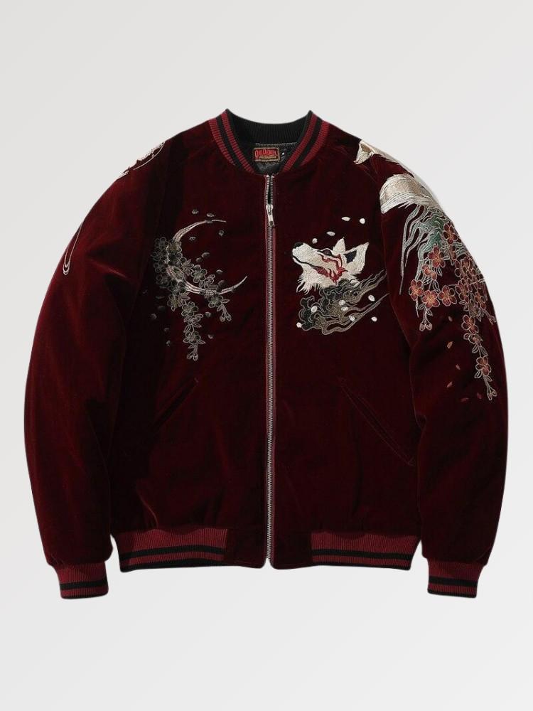 Chaqueta japonesa Sukajan 'Kitsuneki'