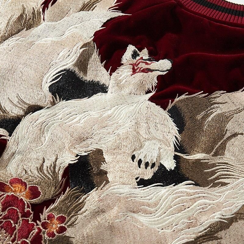 Chaqueta japonesa Sukajan 'Kitsuneki'