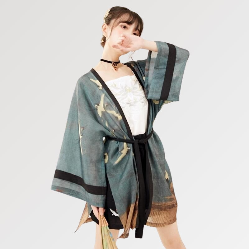 Kimono Albornoz Mujer