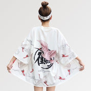 La chaqueta kimono japonesa para mujer y su carácter Kanji