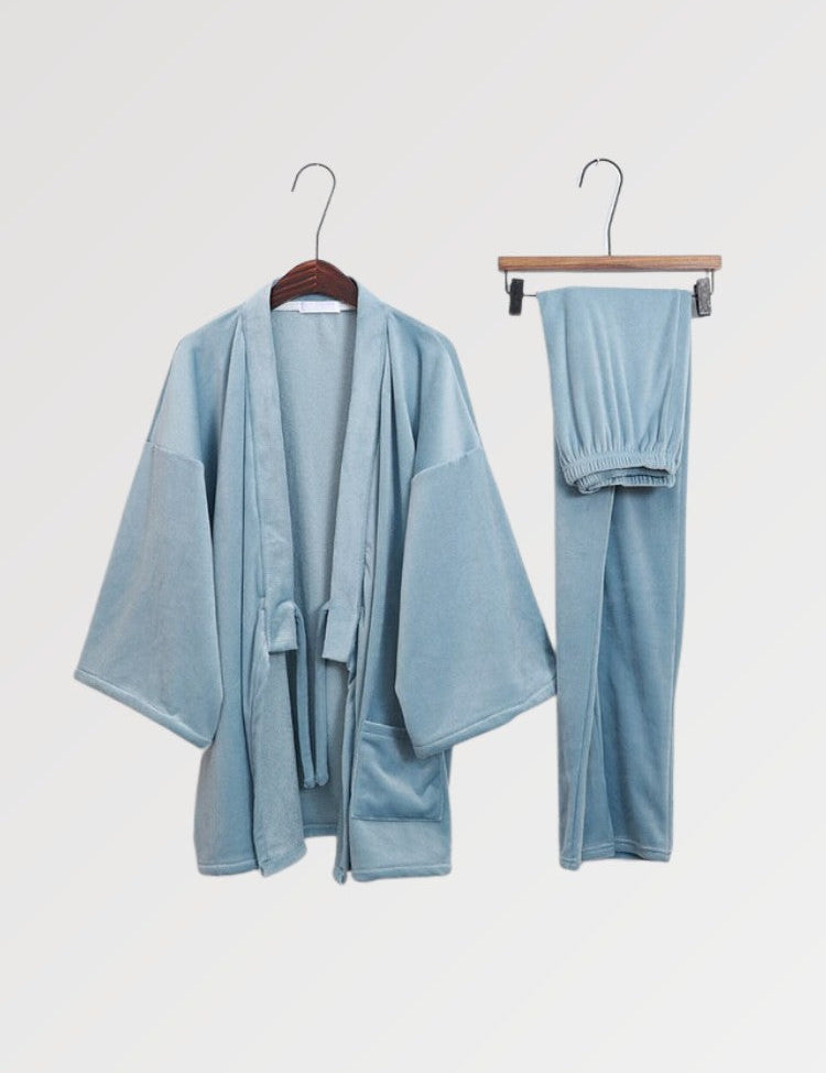 Kimono auténtico para hombre estilo pijama