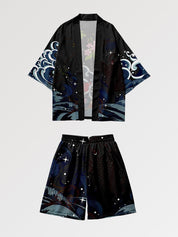 Conjunto de kimono 'Koi x Sakura'