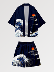 Conjunto de kimono 'Okinawa Fish'