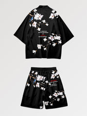 Conjunto de kimono 'White Sakura'