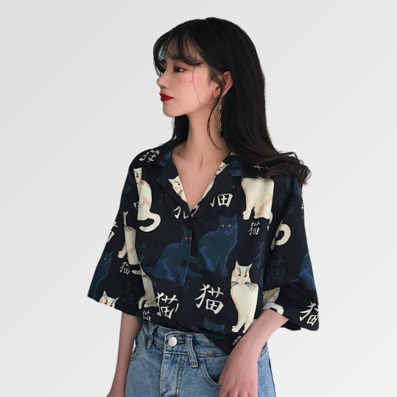 Kimono Camisa Mujer