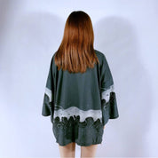 Chaqueta estilo kimono 'The Wave'