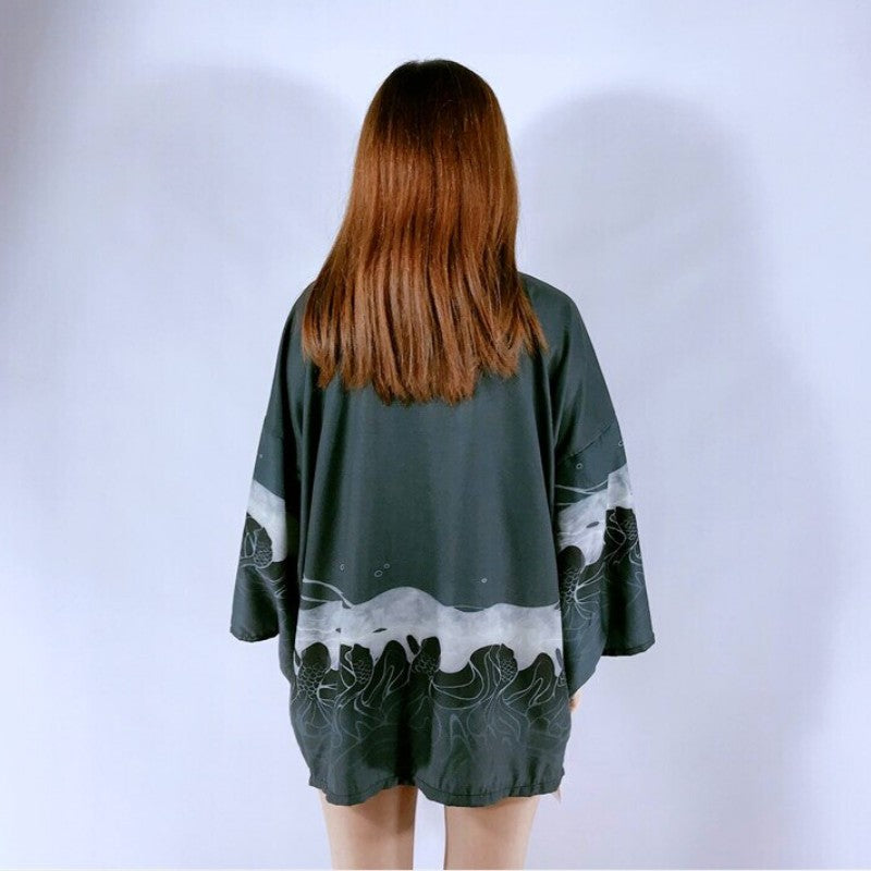 Chaqueta estilo kimono 'The Wave'