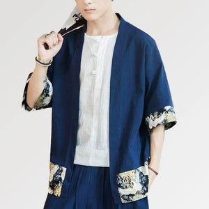 Camisa estilo kimono 'Arata x Watanabe'