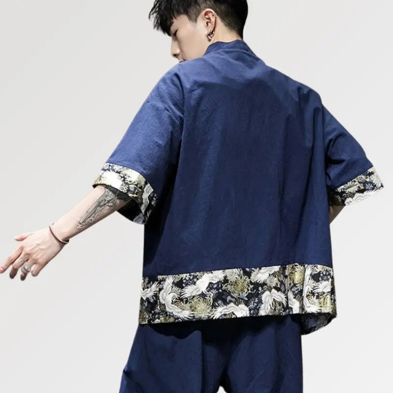 Camisa estilo kimono 'Arata x Watanabe'