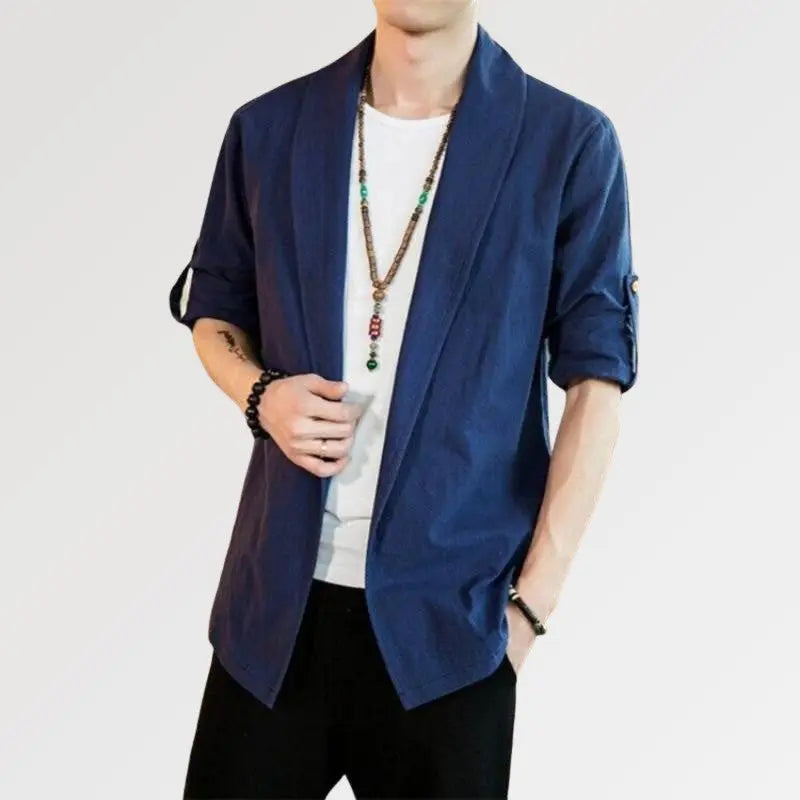 Chaqueta de traje kimono 'Shigeru' para hombre