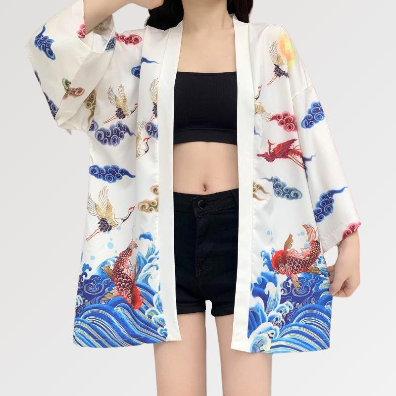 Chaqueta kimono para mujer 'Ayamé'