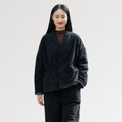 Chaqueta kimono de lino