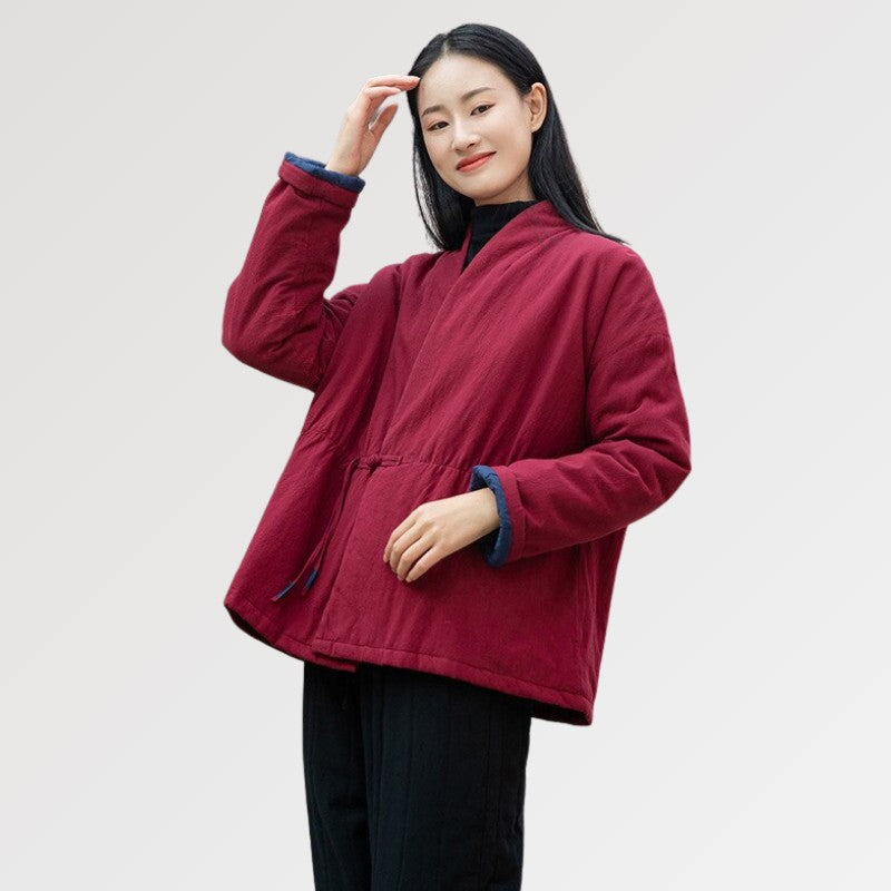 Chaqueta kimono de lino 'Yukiko'
