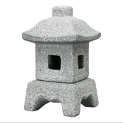 Farol japonés tōrō miniatura de piedra reconstituida para jardín zen y bonsái Ropa Japonesa