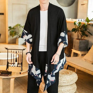 Cárdigan largo tipo kimono 'Ryota'