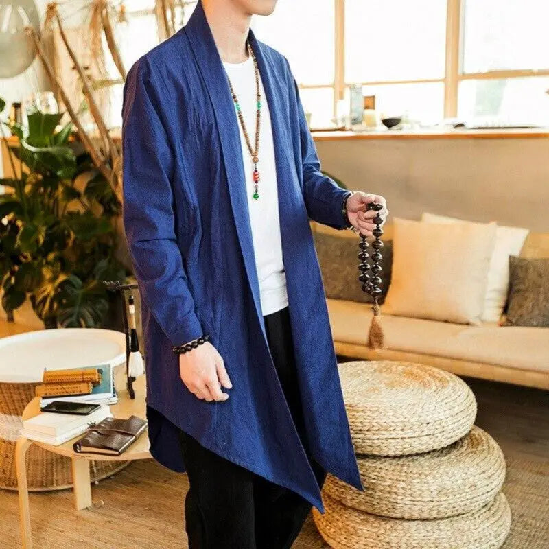 Cárdigan kimono de manga larga 'Ryuu'