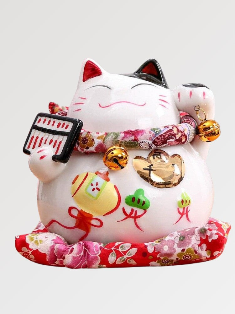 Maneki Neko Tradicional 'Fengshui Cat' - Ropa Japonesa
