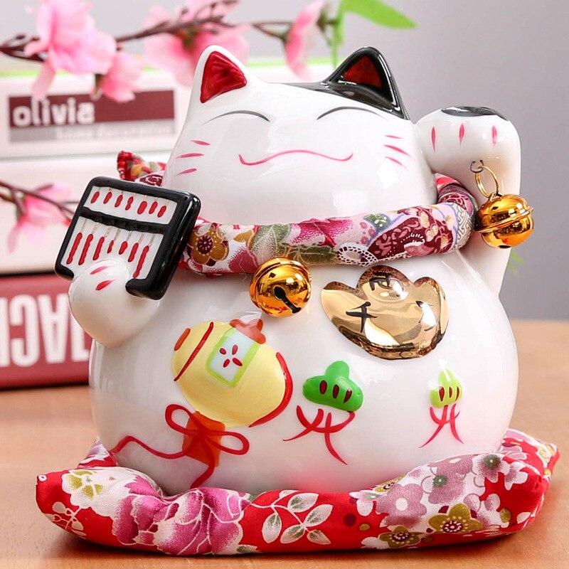 Maneki Neko Tradicional 'Fengshui Cat' - Ropa Japonesa