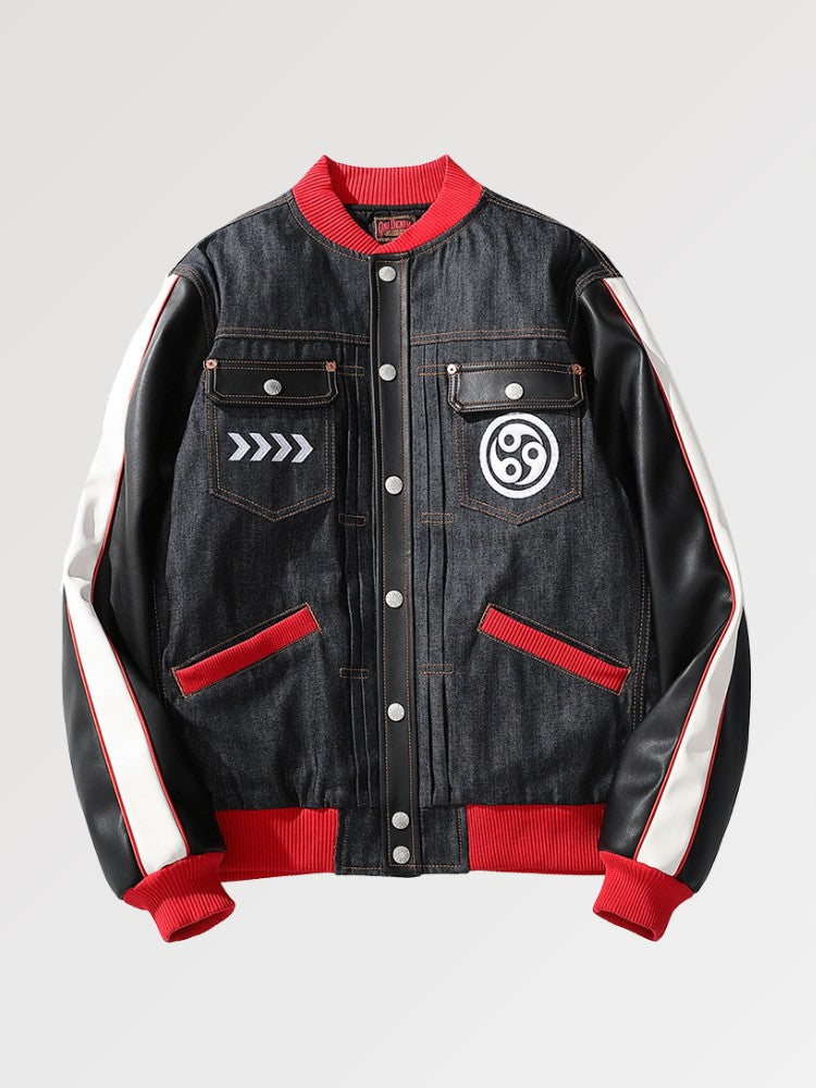 Nuestra chaqueta sukajan para hombre es una pieza única, bordada y personalizada