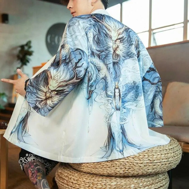 Kimono de dragón para hombre