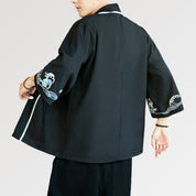Kimono para caballero estampado 'Kanagawa'