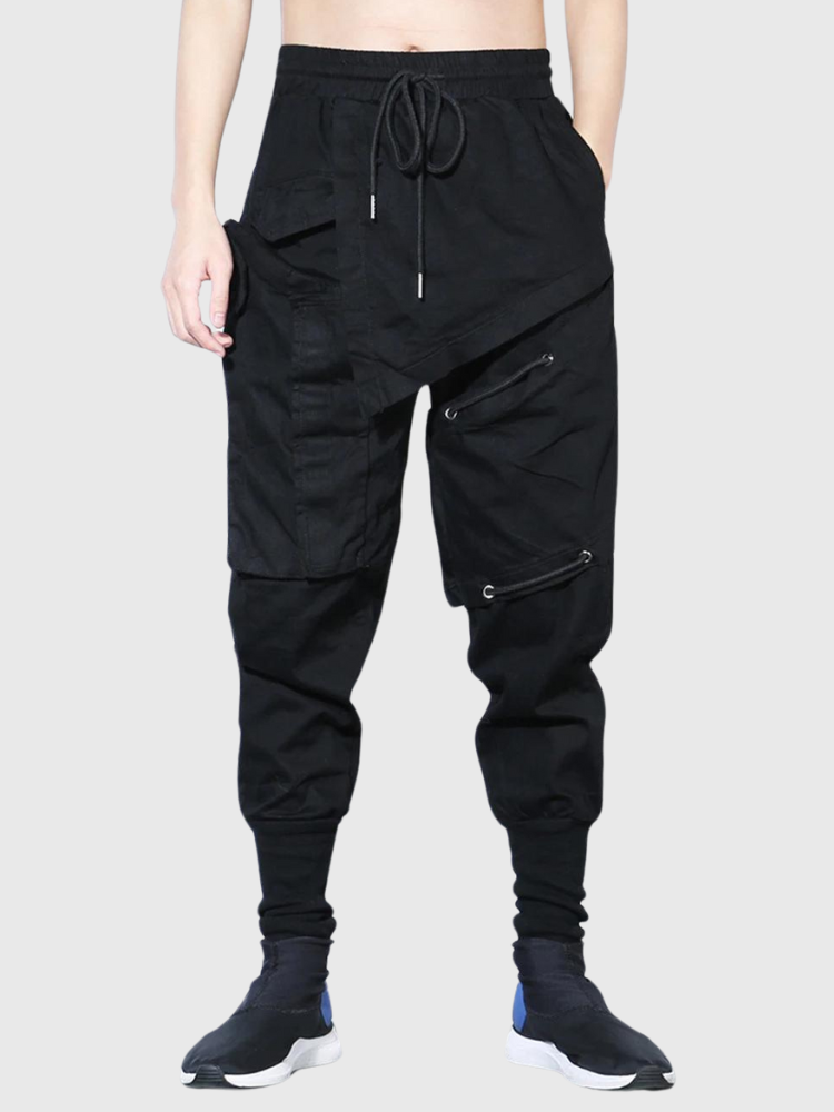 Pantalón cargo multibolsillos para hombre