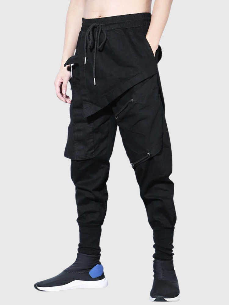 Pantalón cargo multibolsillos 'Haki' para hombre