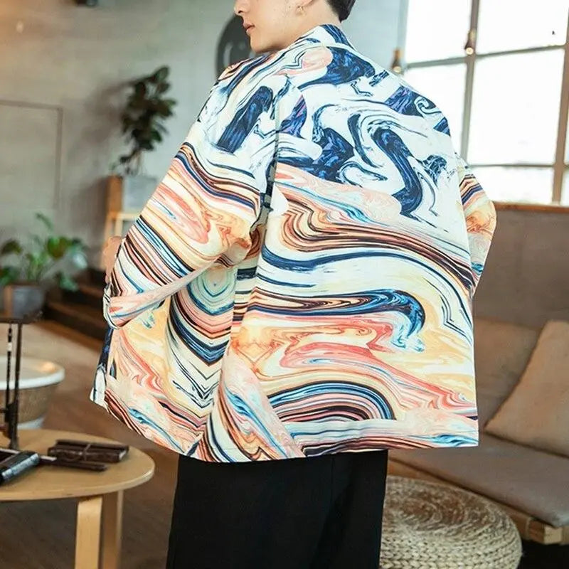 Chaqueta kimono moderna para hombre 'Kaito Edition'