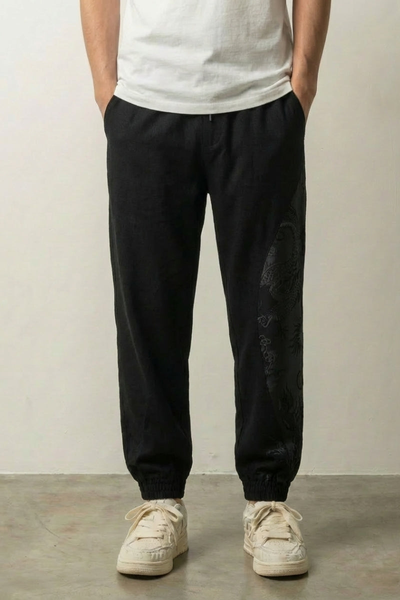 Pantalón Amplio Japonés 'Akira' Negro Total pantalón japonés streetwear Ropa Japonesa